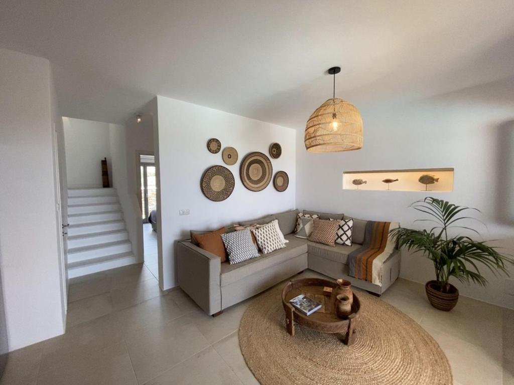 Villa Ypsilon Naxos - Luxury Holiday House With Amazing Sea View & Private Pool Agia Anna  Exterior foto