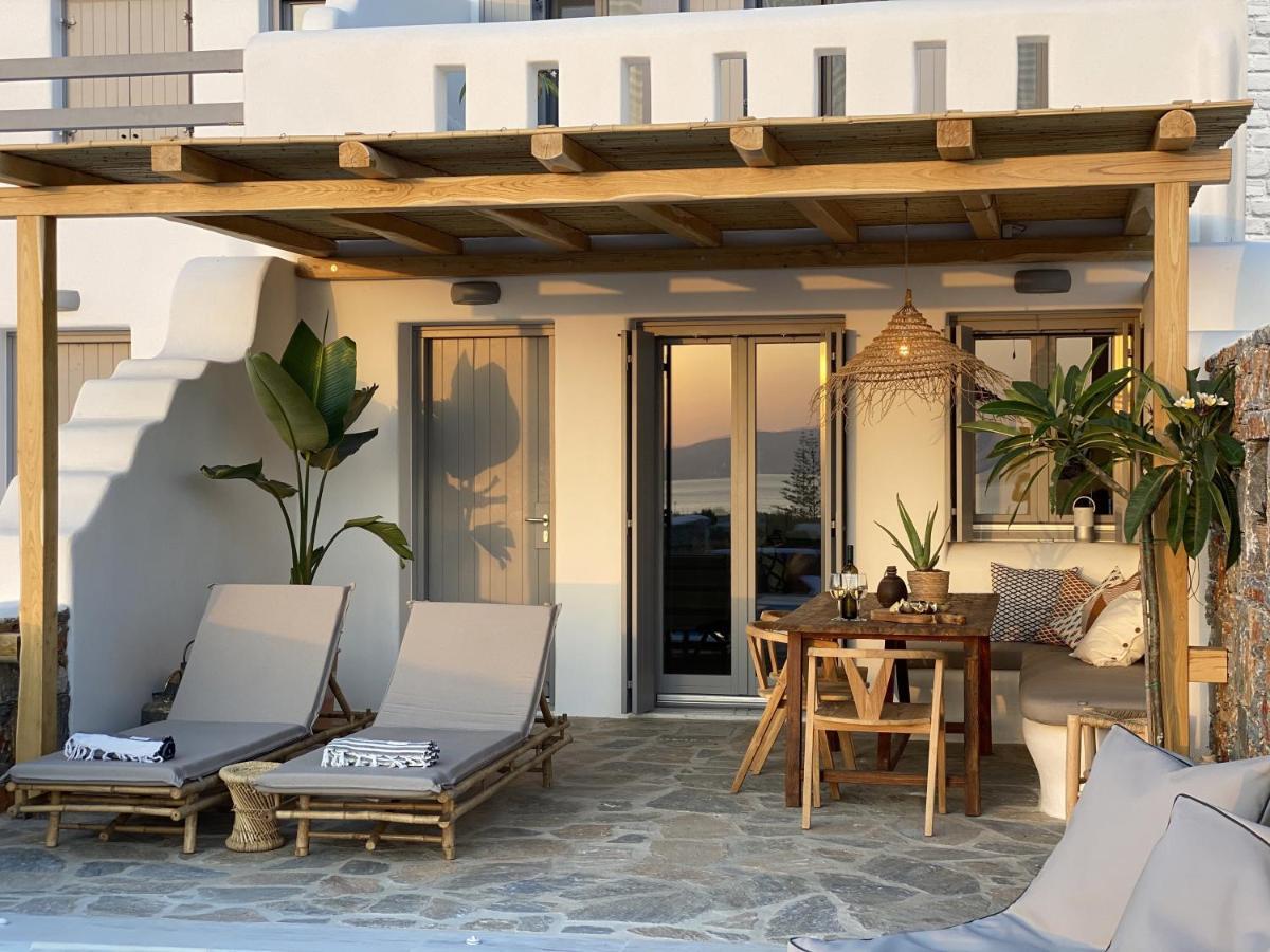 Villa Ypsilon Naxos - Luxury Holiday House With Amazing Sea View & Private Pool Agia Anna  Exterior foto